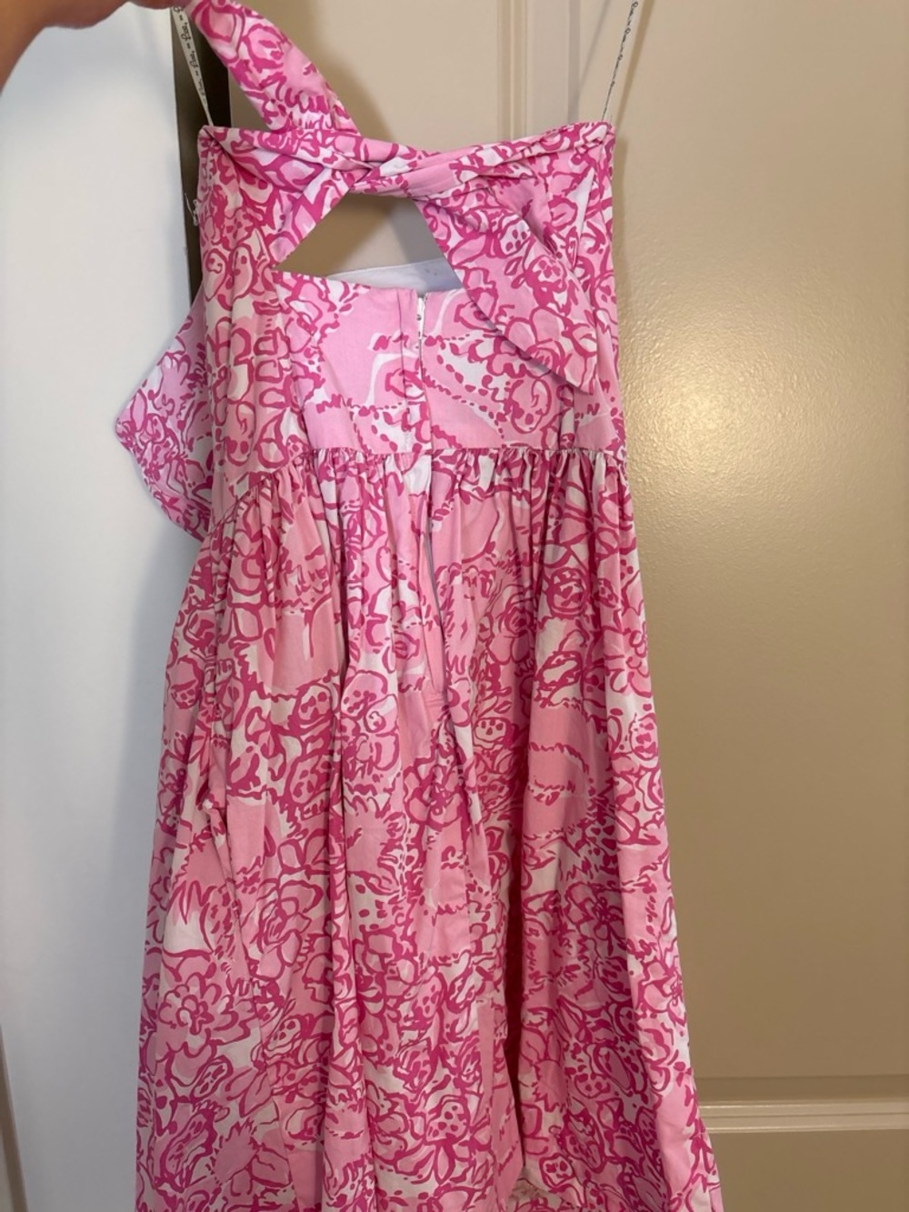 Pink fox + flowers lily pultzer dress - Picture 4 of 4